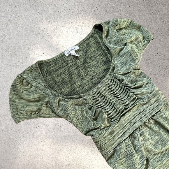SPEECHLESS Y2K GREEN FAIRYCORE BLOUSE - Picture 1 of 5
